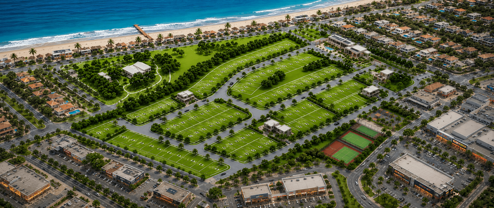 Proyecto de lotes frente al mar en Lima Norte